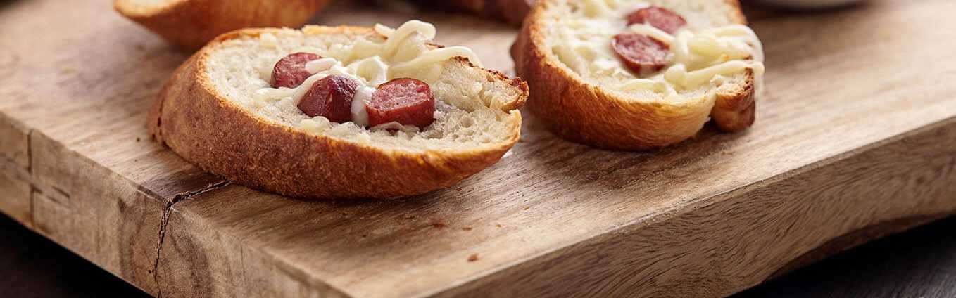 Sausage & Cheese Garlic Bread Recipe | Hillshire Farm® Brand