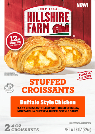 Buffalo Style Chicken Stuffed Croissant