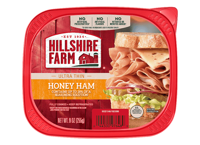 Ultra Thin Honey Ham Hillshire Farm Brand