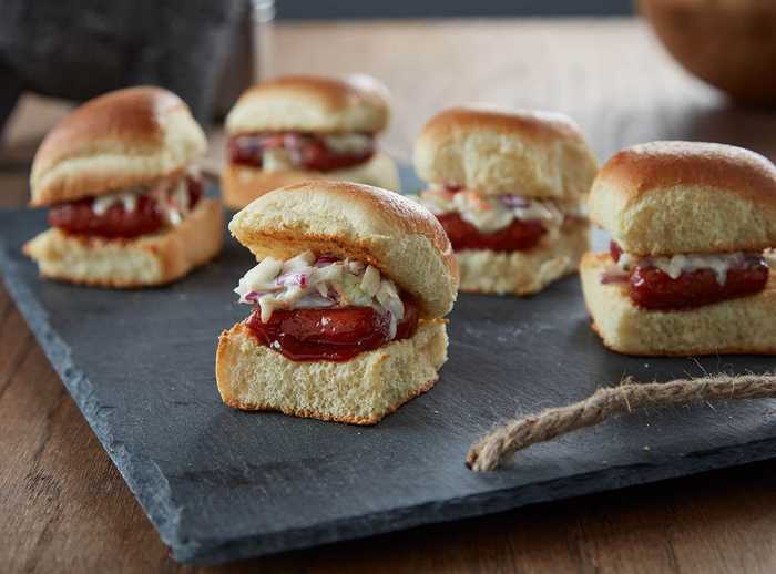 Cocktail Sausage Wrapped in Crescent Rolls